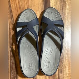 Crocs Women's Sanrah Strappy Wedge Sandal